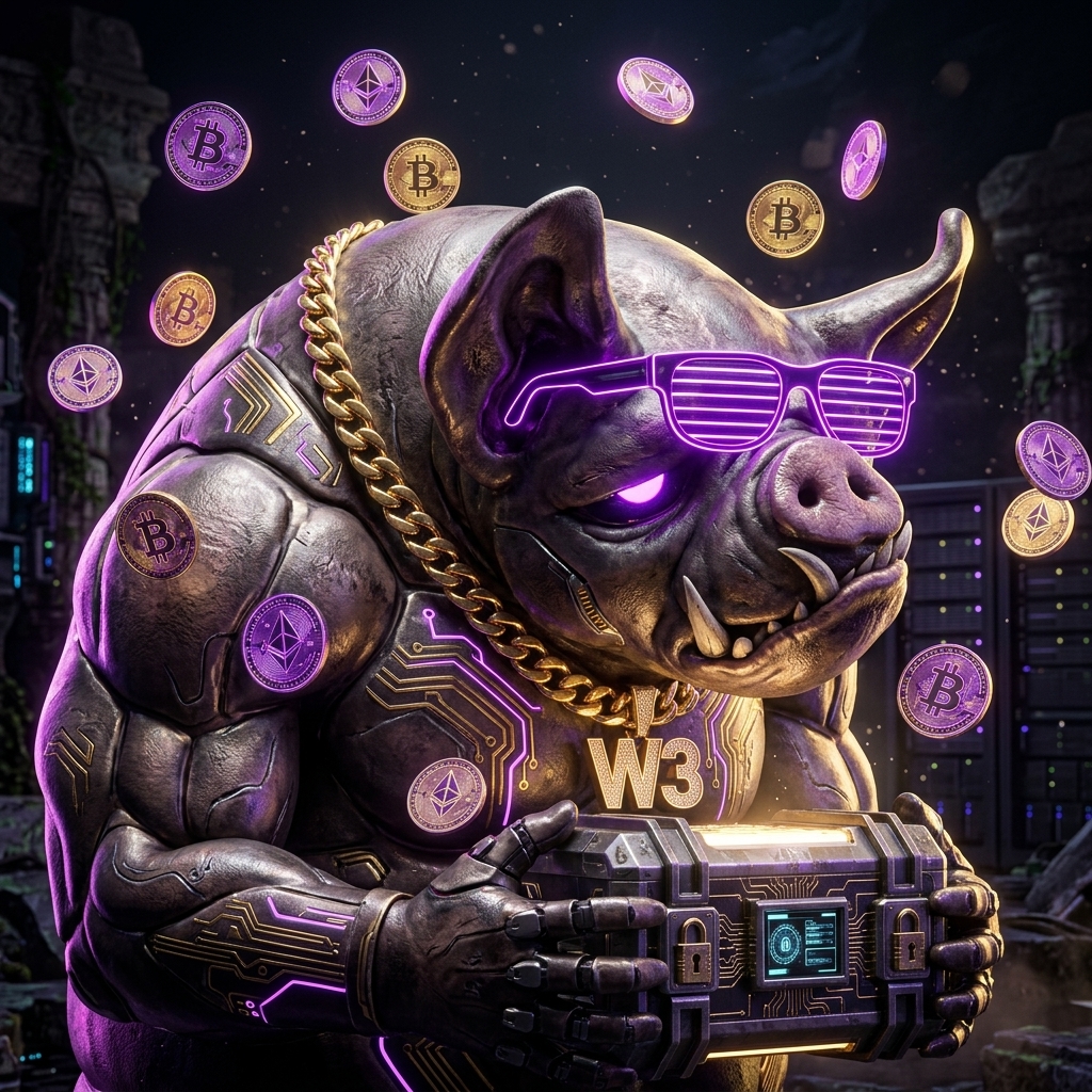 PiggyVault Boss Character Mascot
